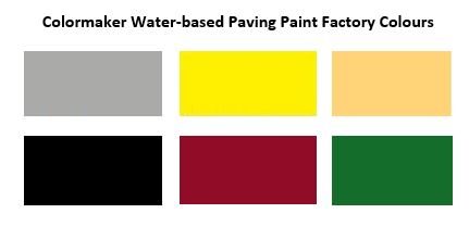 Paving Paint Colour Chart
