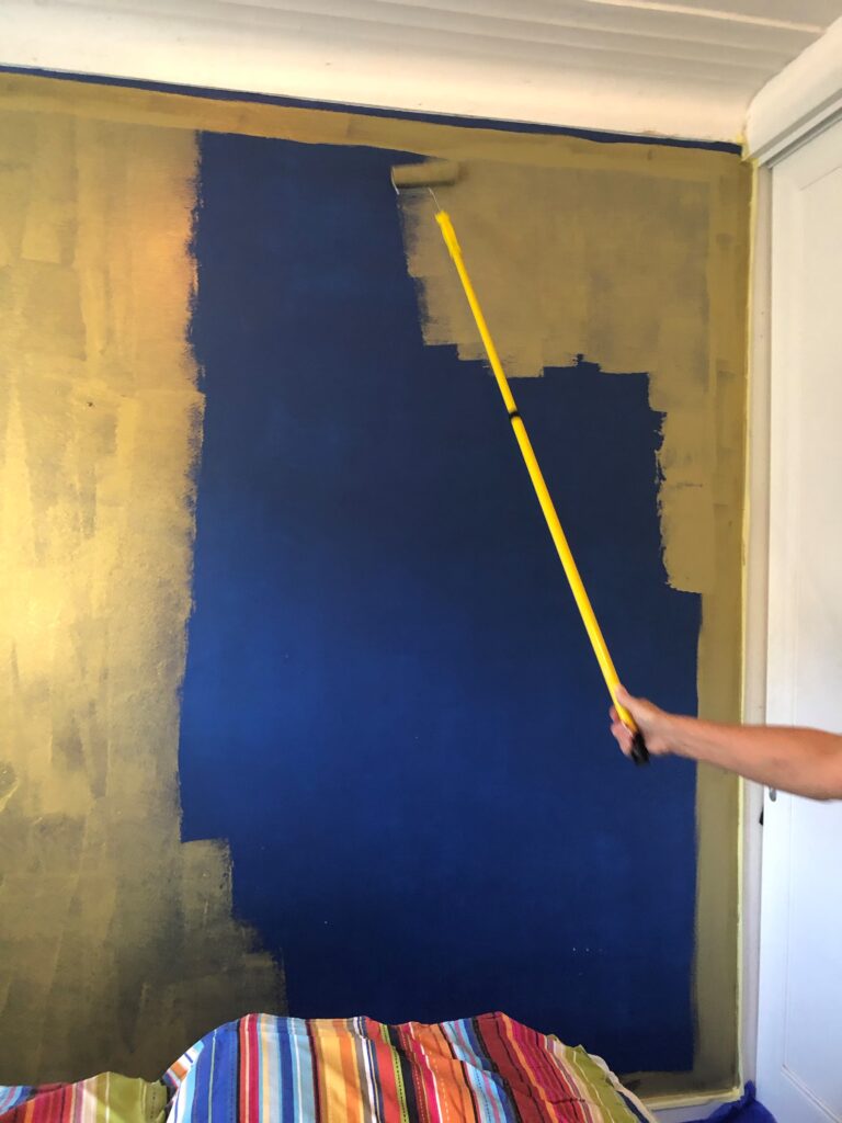 How to Paint a Metallic Feature Wall