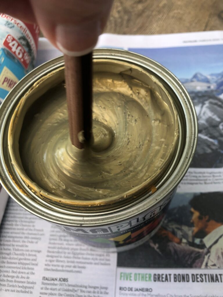 How to Paint a Metallic Feature Wall